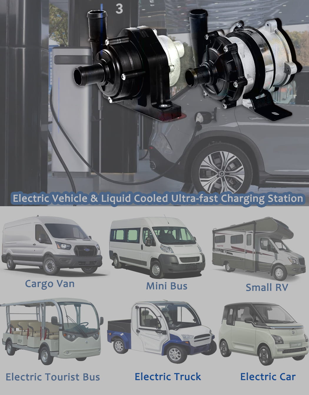 electric car coolant pump